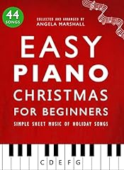 Easy piano christmas for sale  Delivered anywhere in USA 