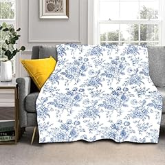 Blue floral blanket for sale  Delivered anywhere in USA 