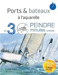Ports bateaux aquarelle d'occasion  Livré partout en France