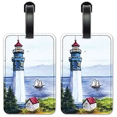 Lighthouse luggage tags for sale  Delivered anywhere in USA 