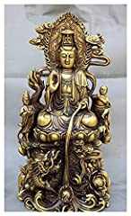Bodhisattva Avalokiteśvara Figurine China Bronze Dragon Kid Child Pot Lotus Kwan-yin GuanYin Bodhisattva Statue Guanyin Statue for sale  Delivered anywhere in Canada
