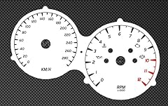 White speedometer tachometer for sale  Delivered anywhere in Ireland