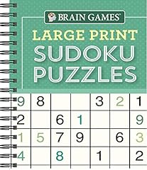 Brain Games - Large Print Sudoku Puzzles (Green) for sale  Delivered anywhere in Canada
