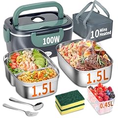 Electric heated lunch for sale  Delivered anywhere in UK
