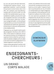 Enseignants chercheurs grand d'occasion  Livré partout en France