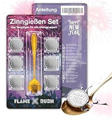 Zinngießen set silvester gebraucht kaufen  Wird an jeden Ort in Deutschland