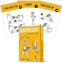 Bodyweight exercise cards usato  Spedito ovunque in Italia 