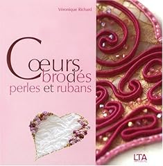 Coeurs brodés perles d'occasion  Livré partout en France