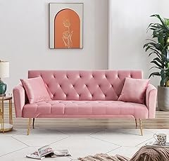 Pink velvet sofa for sale  Delivered anywhere in USA 