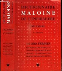 Dictionnaire maloine infirmier d'occasion  Livré partout en France