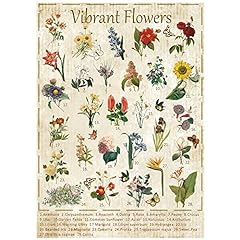 Vintage flower puzzles for sale  Delivered anywhere in USA 