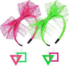 80s earrings headband for sale  Delivered anywhere in USA 