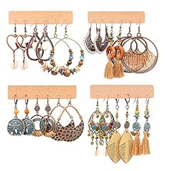 Boho dangle earrings for sale  Delivered anywhere in USA 