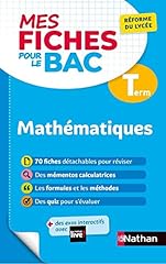 Fiches bac mathématiques d'occasion  Livré partout en Belgiqu