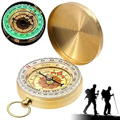 Portable compass brass for sale  Delivered anywhere in UK