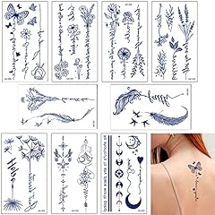 Qpout 9feuilles tatouages d'occasion  Livré partout en France