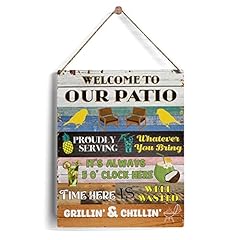 Colorful patio sign for sale  Delivered anywhere in USA 