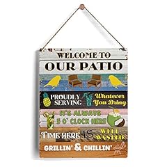 Colorful patio sign for sale  Delivered anywhere in USA 