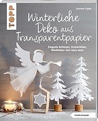 Winterliche deko transparentpa gebraucht kaufen  Wird an jeden Ort in Deutschland