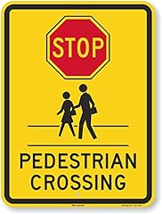 Smartsign stop pedestrian for sale  Delivered anywhere in USA 