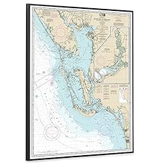 Framed nautical chart for sale  Delivered anywhere in USA 