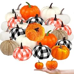 24pcs fall pumpkins for sale  Delivered anywhere in USA 