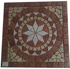 Rosone marmo mosaico usato  Spedito ovunque in Italia 