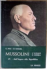 Mussolini uomo opera usato  Spedito ovunque in Italia 