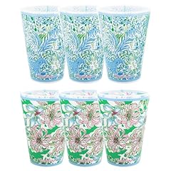 Lilly pulitzer bicchieri usato  Spedito ovunque in Italia 