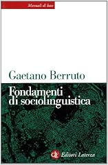 Fondamenti sociolinguistica usato  Spedito ovunque in Italia 