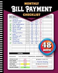 Monthly bill checklist for sale  Delivered anywhere in USA 