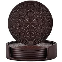 Drink coasters leather for sale  Delivered anywhere in USA 