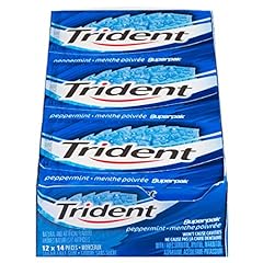 Trident Sugar Free Peppermint Chewing Gum Superpak, for sale  Delivered anywhere in Canada