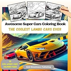 Awesome supercar coloring usato  Spedito ovunque in Italia 
