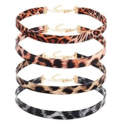 Leopard choker necklaces for sale  Delivered anywhere in USA 