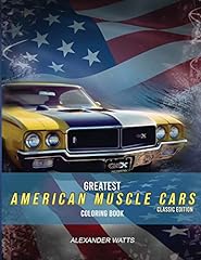 Greatest American Muscle Car Coloring Book - Classic for sale  Delivered anywhere in UK