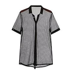 Men mesh shirt for sale  Delivered anywhere in USA 