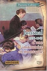 Journal institutrice montagne d'occasion  Livré partout en France