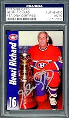 Henri richard autographed for sale  Delivered anywhere in USA 