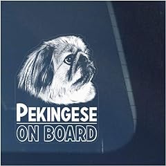 Pekingese clear vinyl for sale  Delivered anywhere in USA 