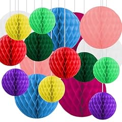 Pack honeycomb decorations for sale  Delivered anywhere in UK