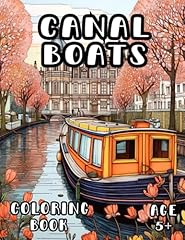 Canal boat coloring for sale  Delivered anywhere in UK