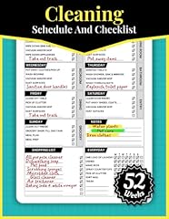 Cleaning schedule checklist for sale  Delivered anywhere in USA 