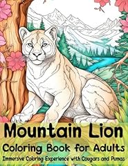 Mountain lion coloring for sale  Delivered anywhere in UK