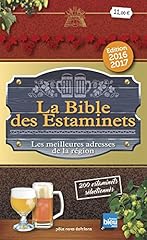 Bible estaminets meilleures d'occasion  Livré partout en France