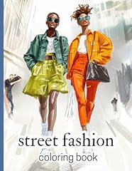 Street fashion coloring for sale  Delivered anywhere in USA 