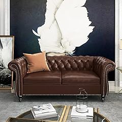 Chesterfield loveseat modern for sale  Delivered anywhere in USA 
