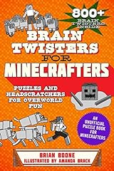 Brain twisters minecrafters for sale  Delivered anywhere in USA 