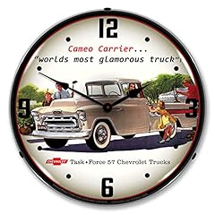 1957 Chevrolet Task Force 57 Cameo Truck LED Wall Clock, for sale  Delivered anywhere in Canada