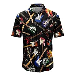 Guitar hawaiian shirt for sale  Delivered anywhere in USA 